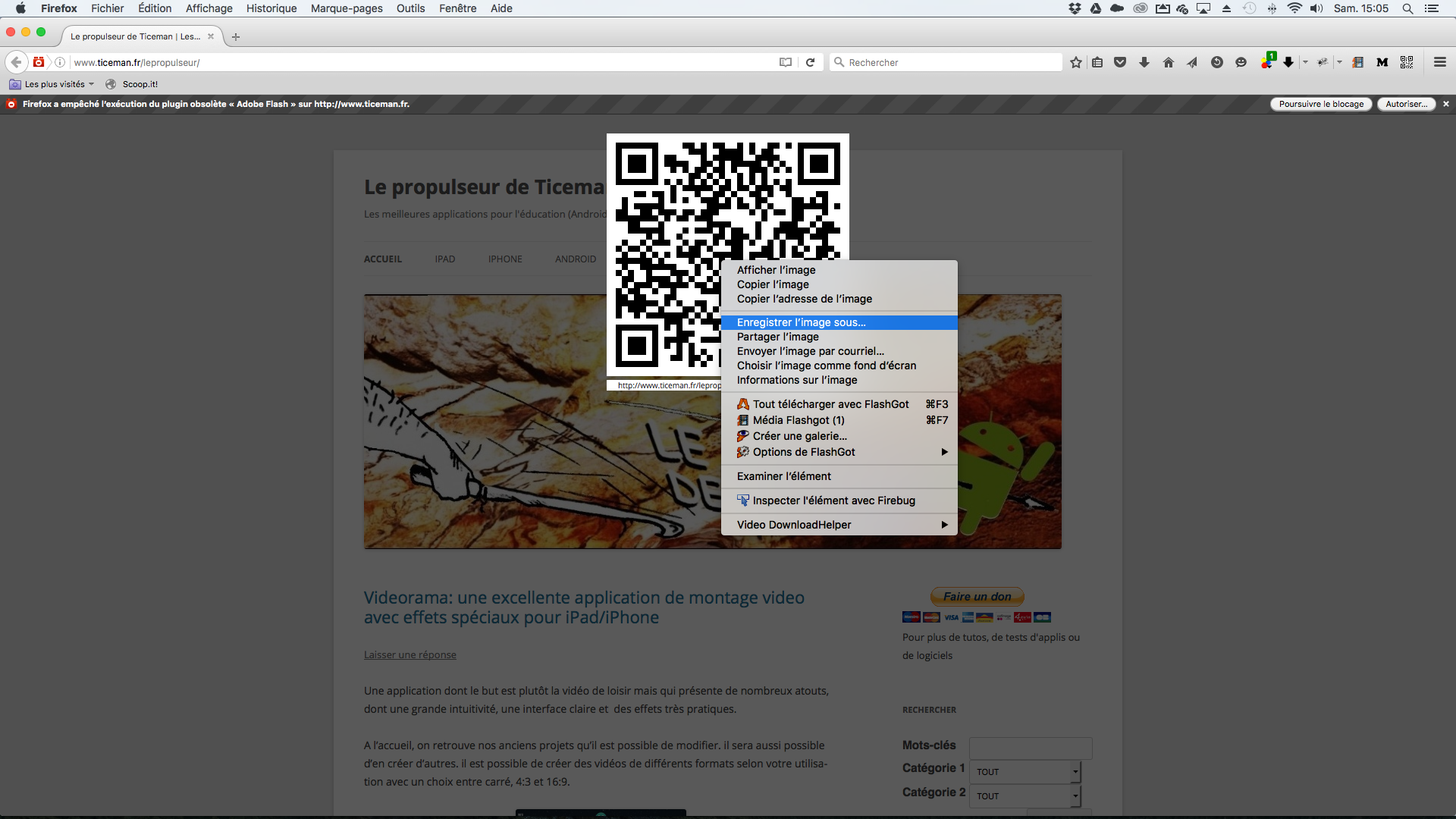 Qr Code générer vos QR code d’un simple clic sur Firefox Le coutelas