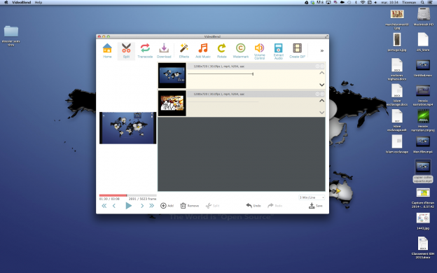 VideoBlend: un couteau suisse de la vidéo très efficace sous Mac
