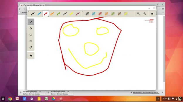 Des capsules vidéo sous Chrome OS c’est aussi possible avec Clarisketch