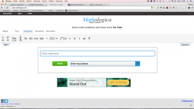Mathologica: le service web qui résout vos équations en vous expliquant comment