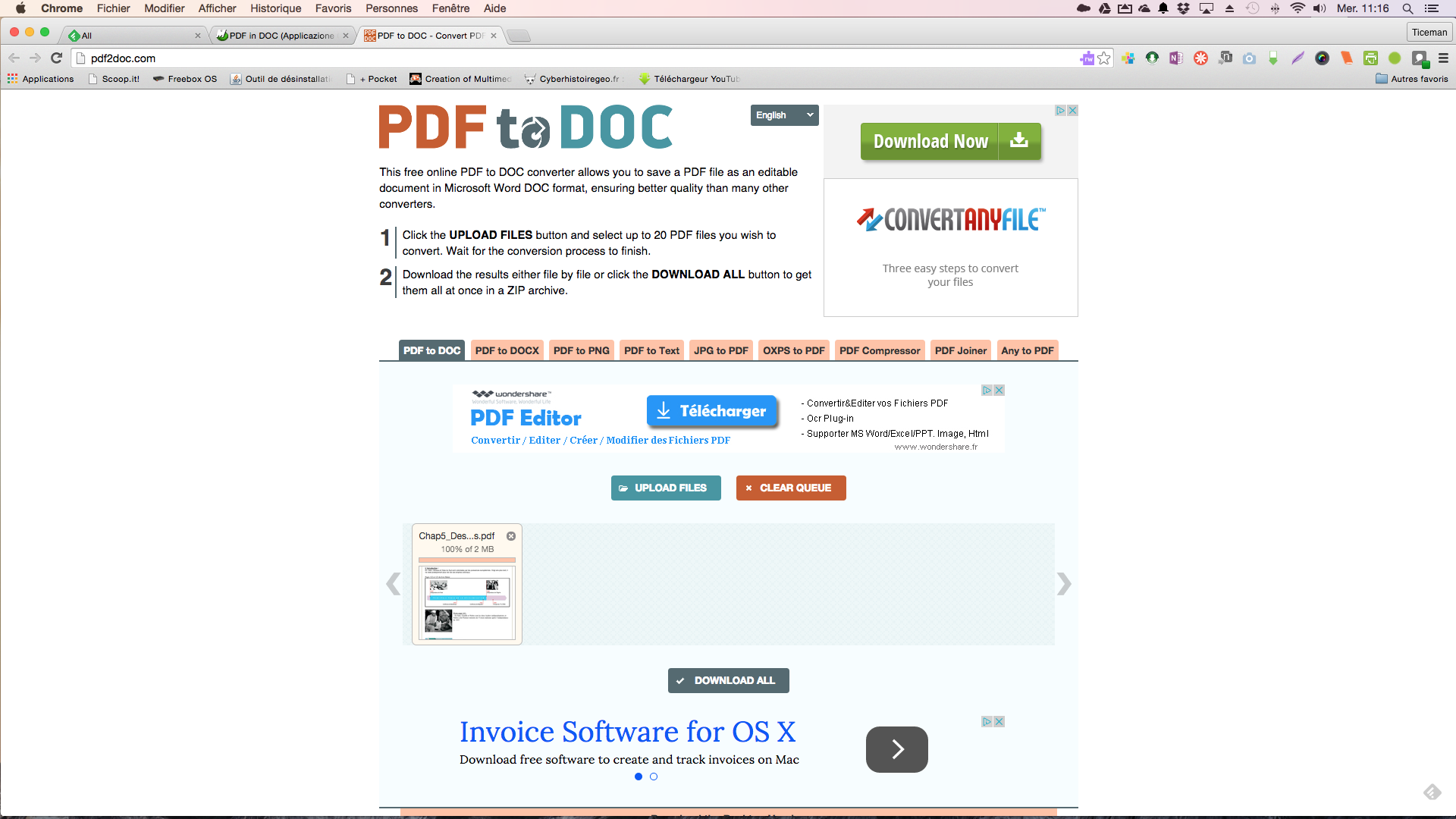 PDF toDOC: enfin un bon service de conversion de vos pdf en .doc