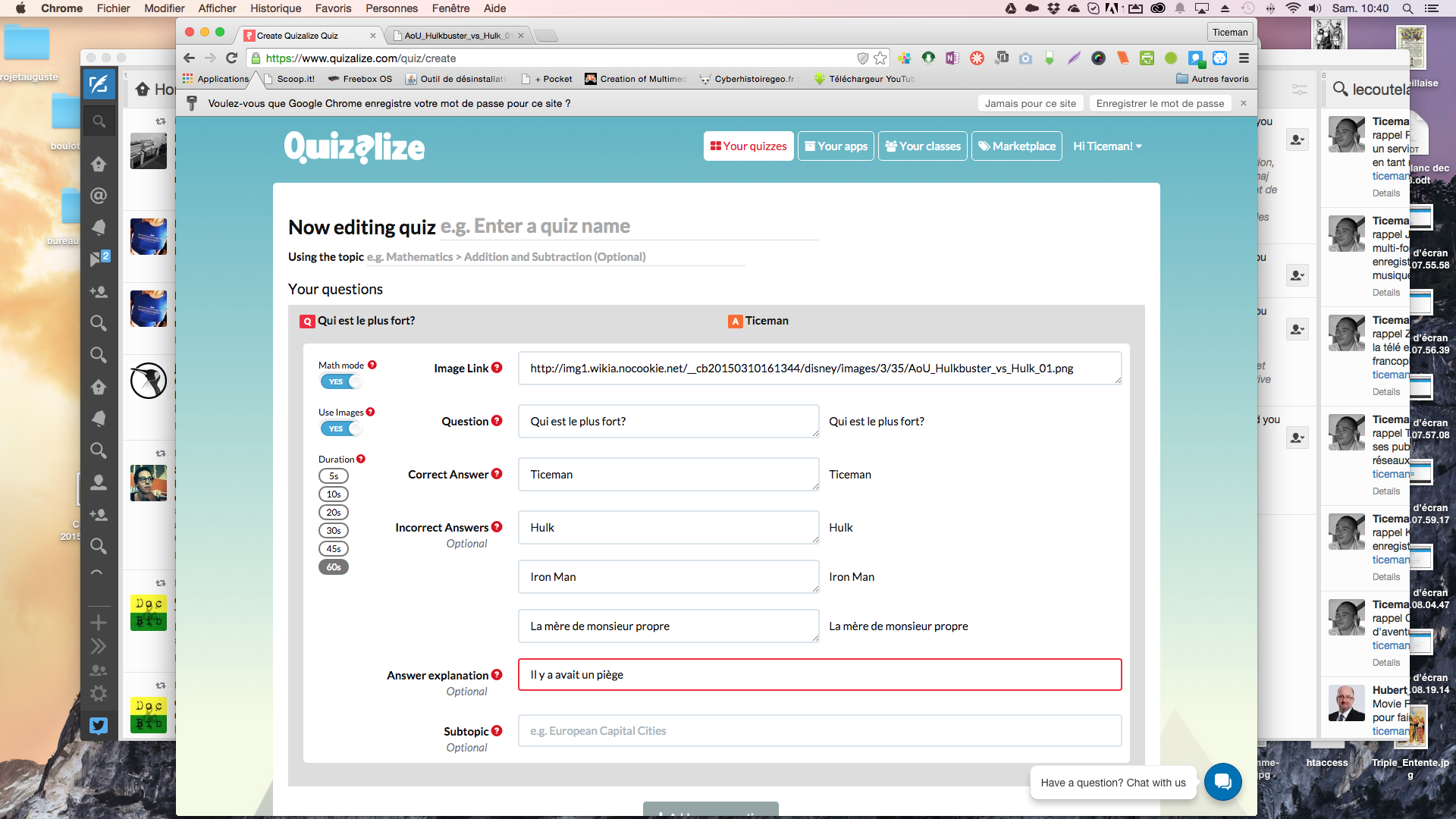 Quizalize: une autre solution de quiz en ligne avec collecte en direct des résultats