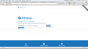 athena accueil et conversion