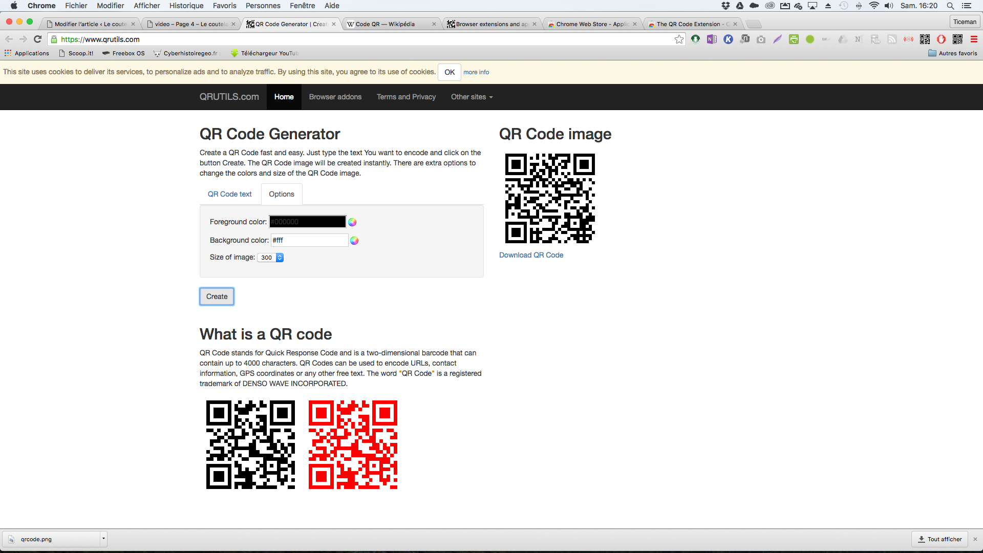 Qr code generator cr er ses qr codes depuis n importe quel navigateur
