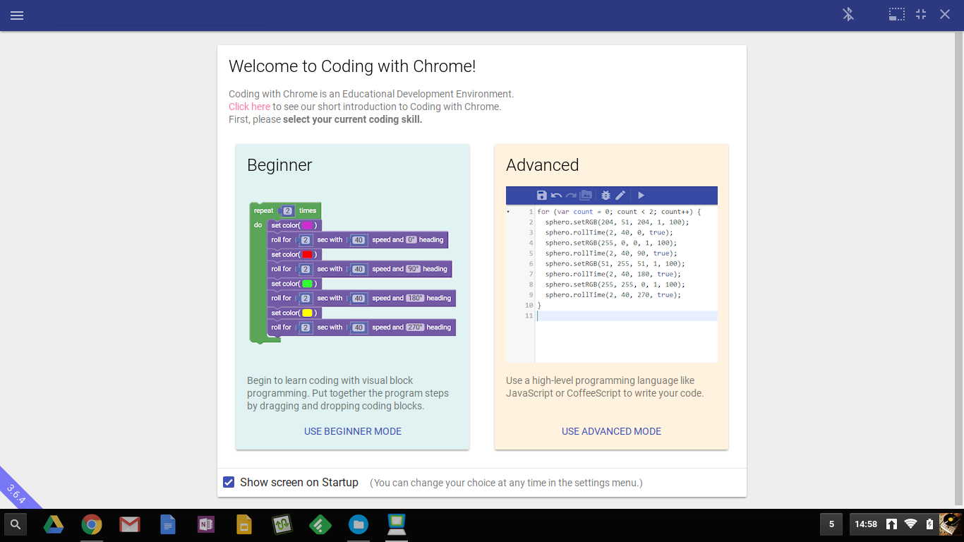 Coding with chrome: une très bonne extension pour initier au code et un peu plus