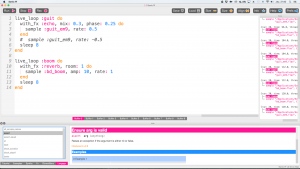 sonic pi langage