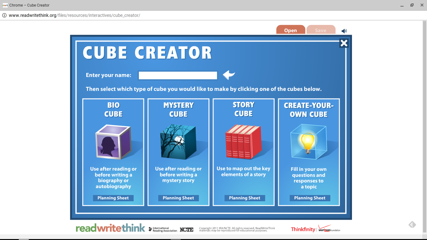 cube creator: une solution pour créer des flash cards papier sous forme de cube