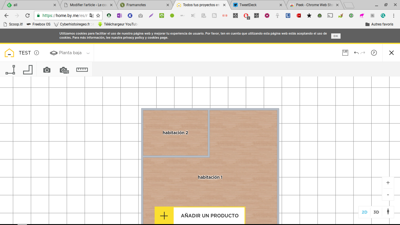 Homebyme: Créer des plans d’habitation en deux dimensions et visualisez-les en trois dimensions