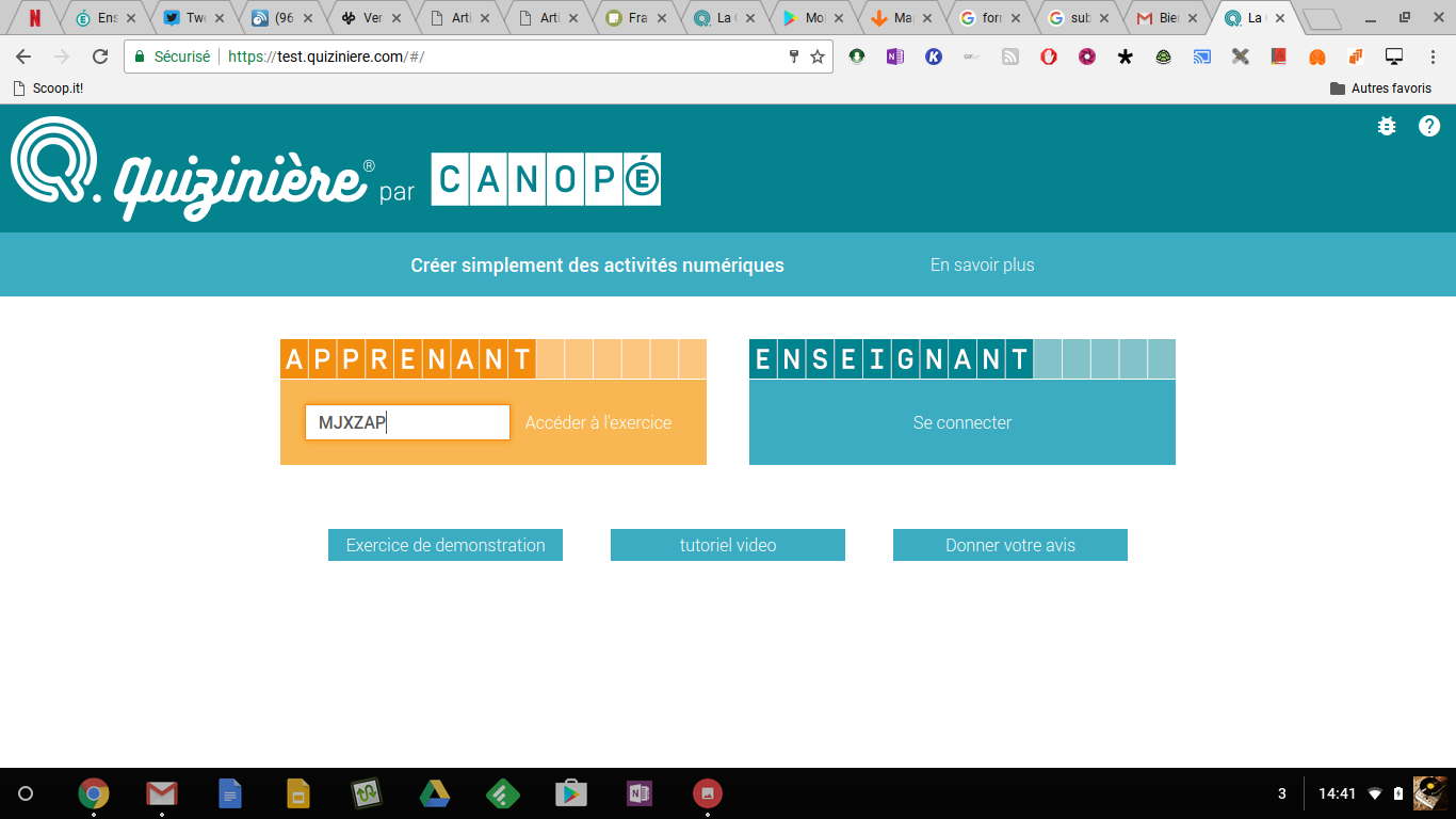 La Quizinière: une plateforme de quiz et d’exercices en ligne originale par Canope
