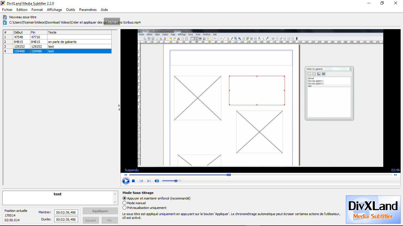 Media Subtitler: sous titrez vos vidéos facilement sur Windows