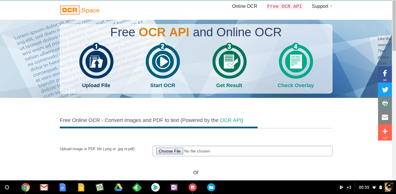 OCR space: une solution de reconnaissance de caractère en ligne