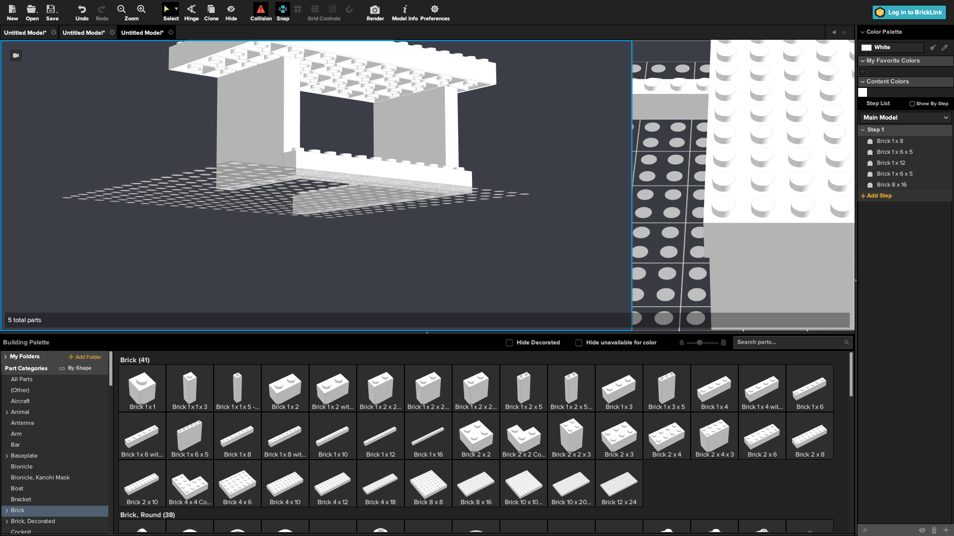 Bricklink Studio: créér vos propres objets en lego en 3D sur Mac et Windows