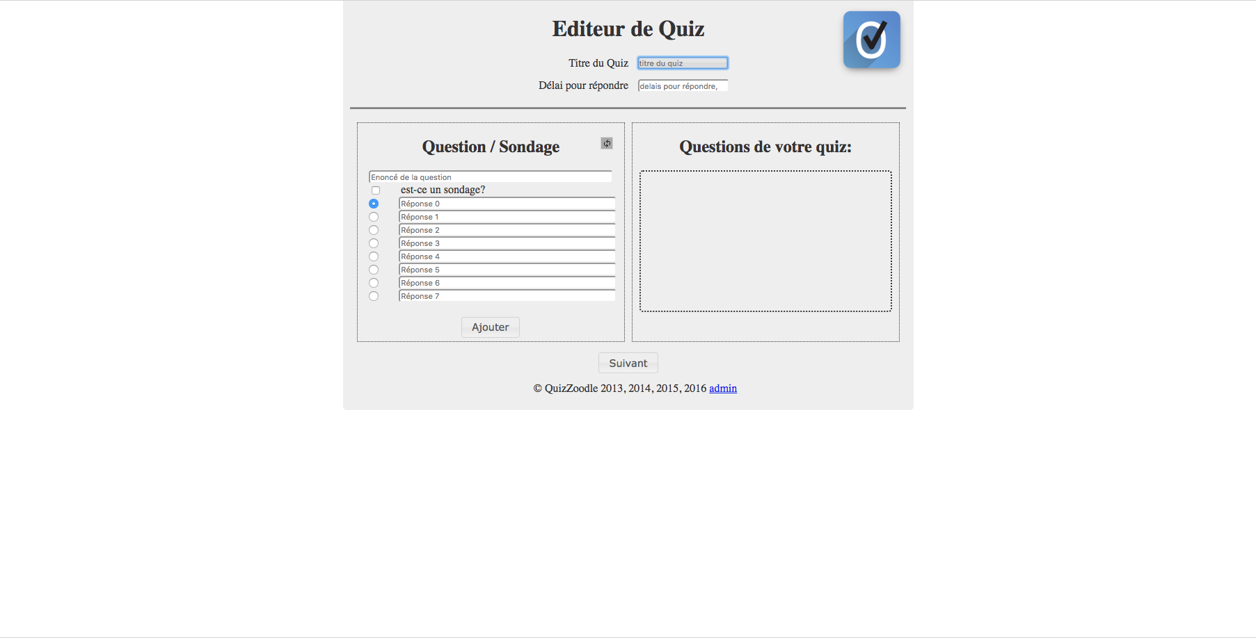 Quizhoodle: une solution pour remplacer boîtiers et applications de vote