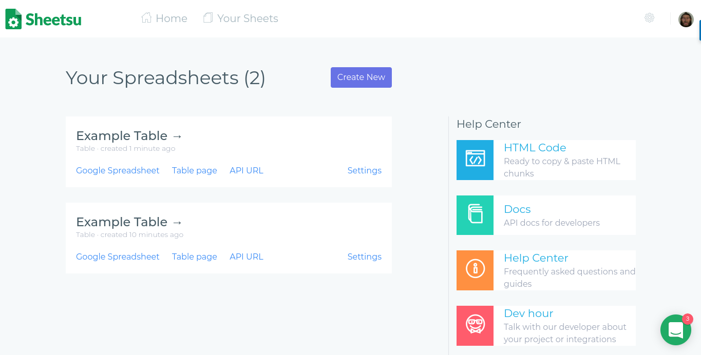 Sheetsu: utilisez vos feuilles de calcul Google comme base de données