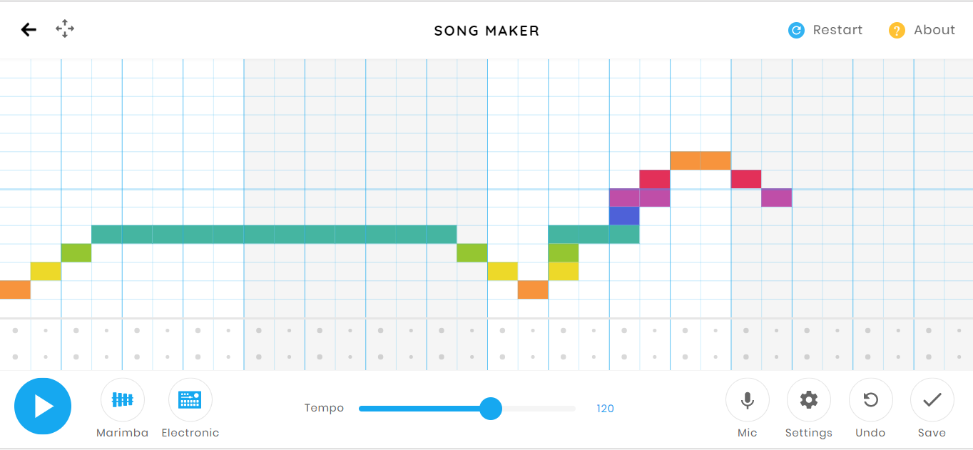 Song Maker: créer de la musique graphiquement dans votre navigateur