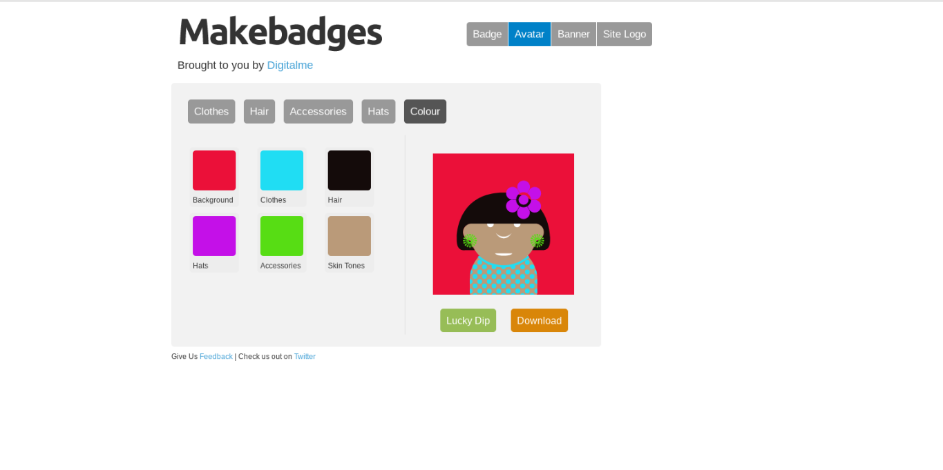 Makebadges: badges, avatars, bannières et logos en 3 clics