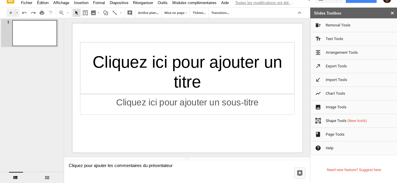 Slides Toolbox: simplifiez la production de vos présentations Google