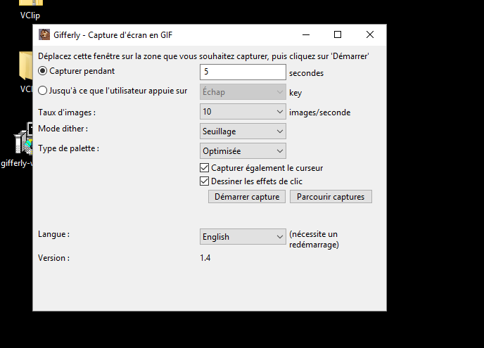 Gifferly:Filmer son écran sous forme de gif animé (Win)