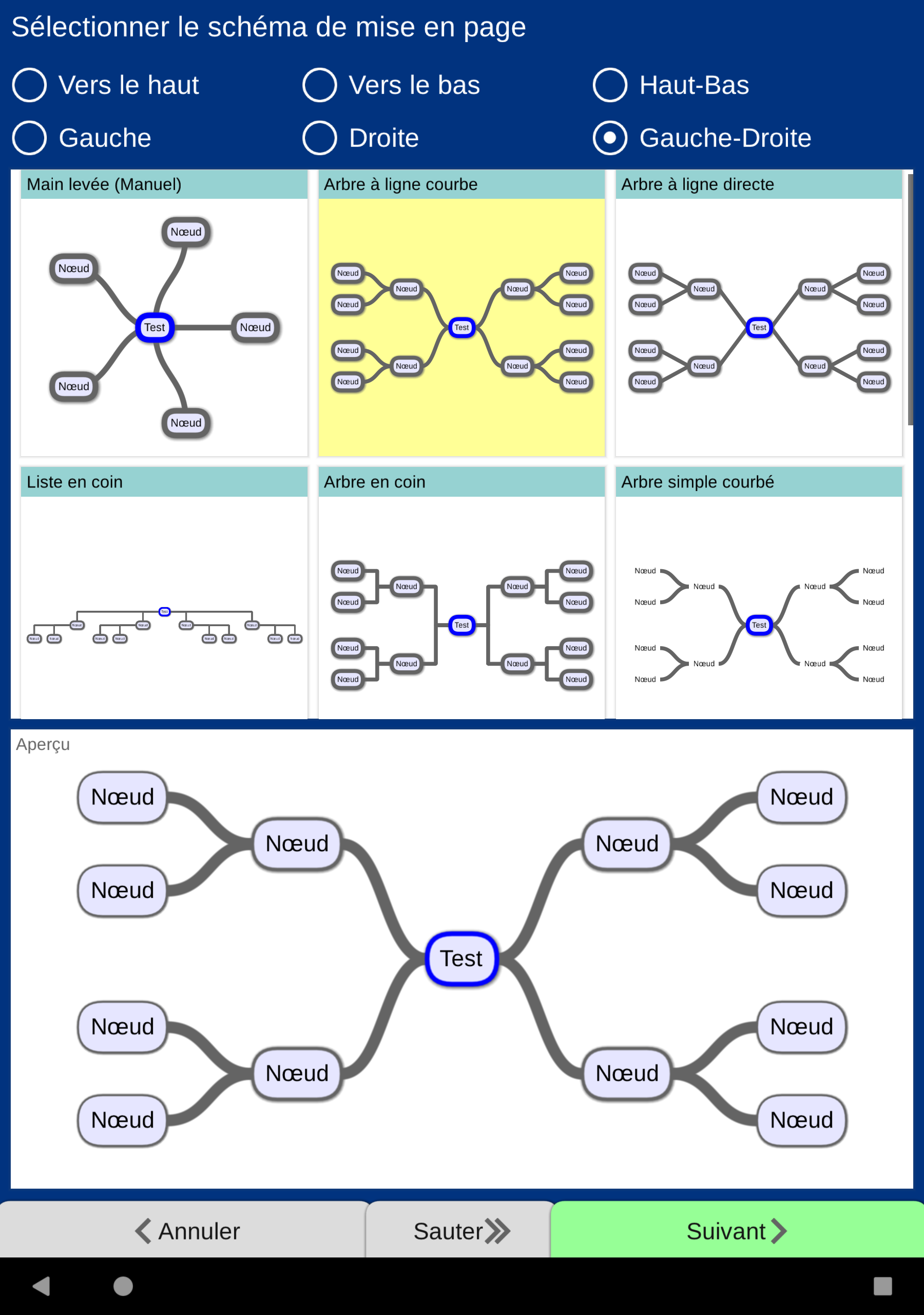 MiMind: vos mind map sur Android, iOS et Windows