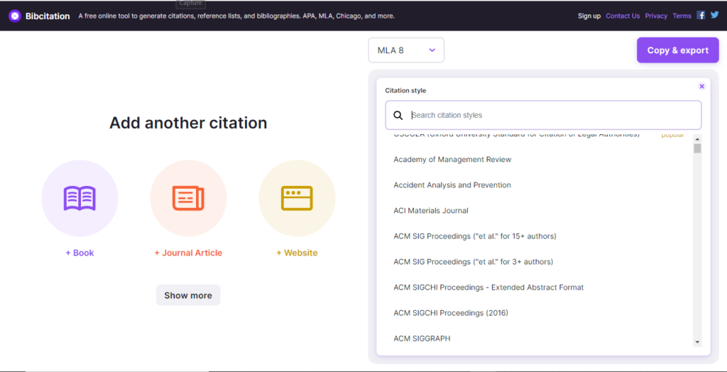 Bibcitation vos bibliographies et citations en toute simplicité. Le
