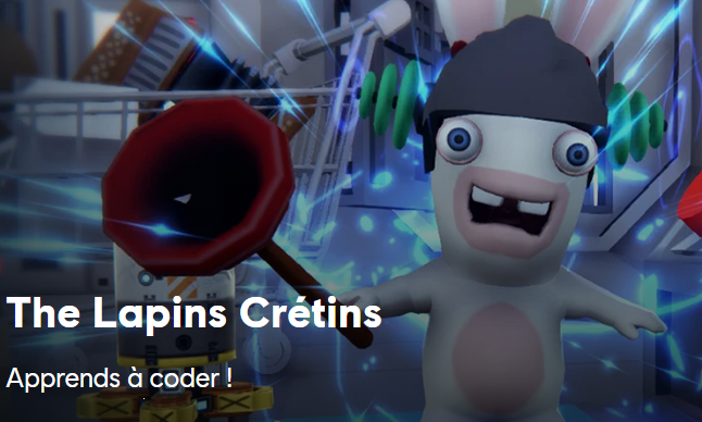 The lapins crétins, Apprends à coder : une autre solution pour l’initiation à la programmation en jouant.