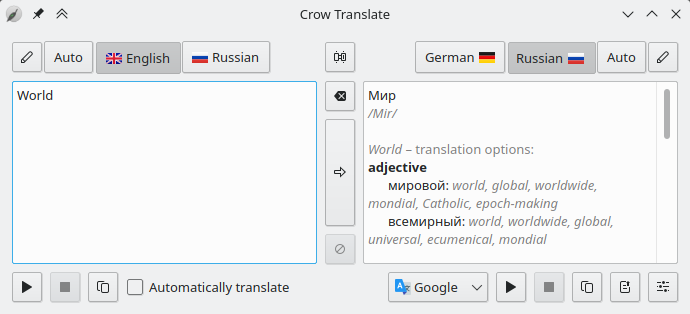 Crow Translate : un outil open source pour intégrer la traduction instantanée à votre système.