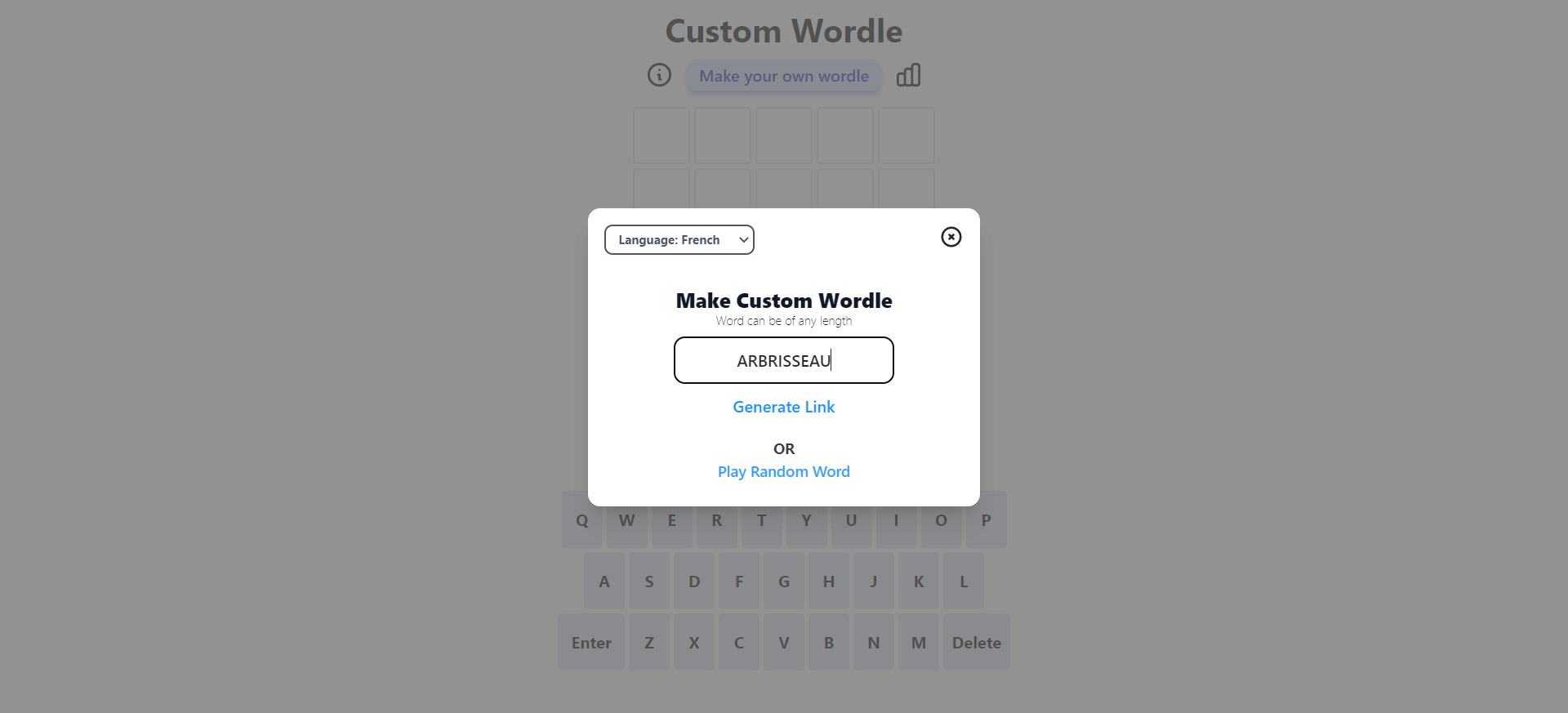 Custom Wordle  Créer ses propres jeux de Wordle pour ses élèves. – Le